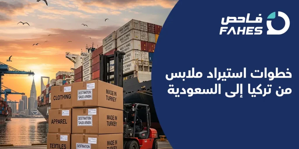 خطوات استيراد ملابس من تركيا إلى السعودية