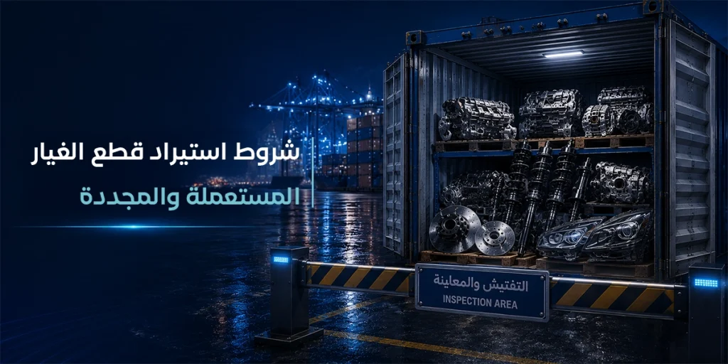 شروط استيراد قطع الغيار المستعملة والمجددة