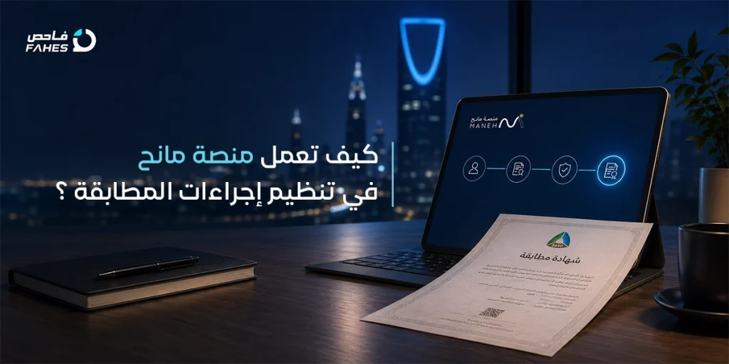 كيف تعمل منصة مانح في تنظيم إجراءات المطابقة؟