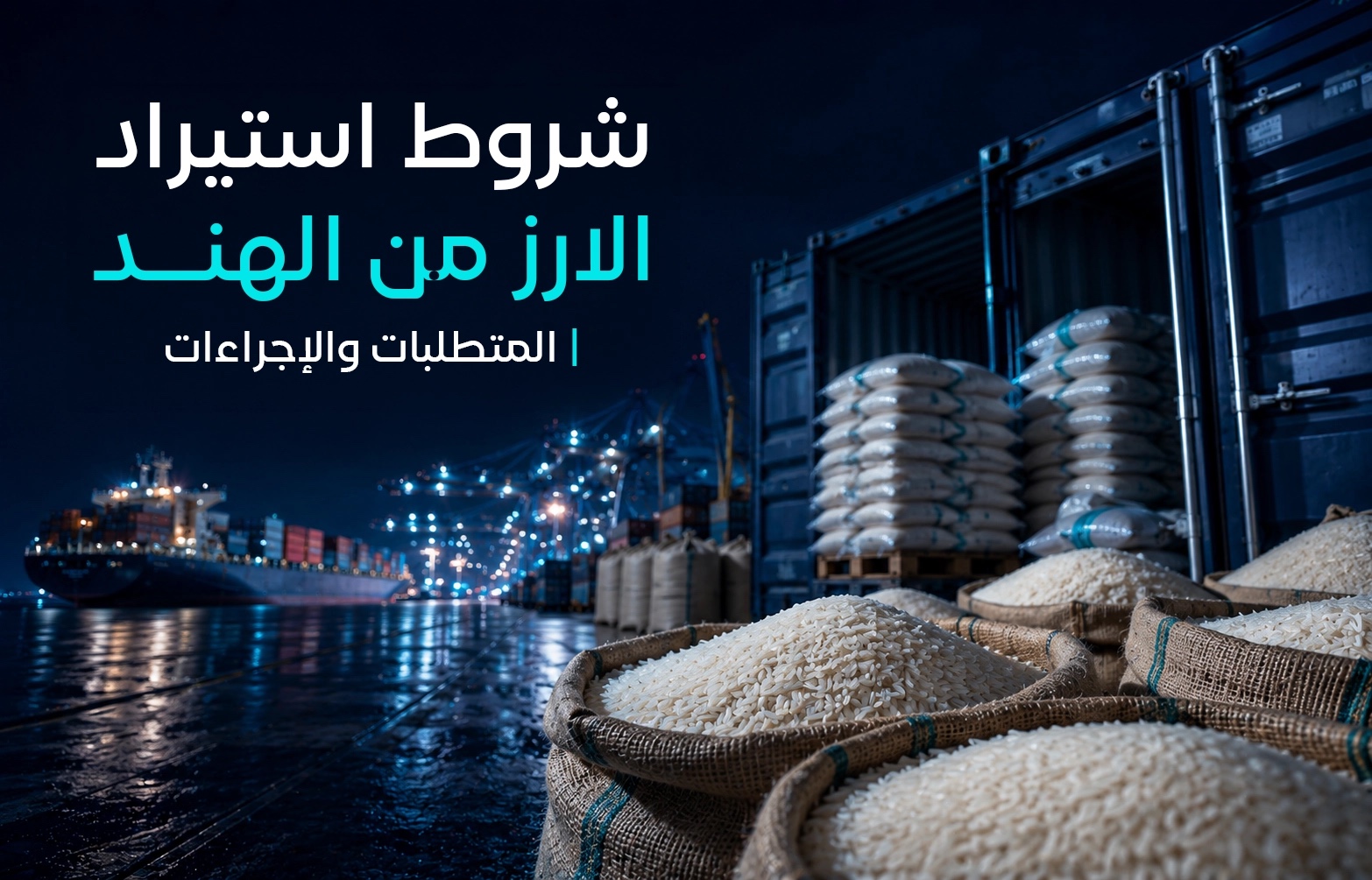 شروط استيراد الأرز